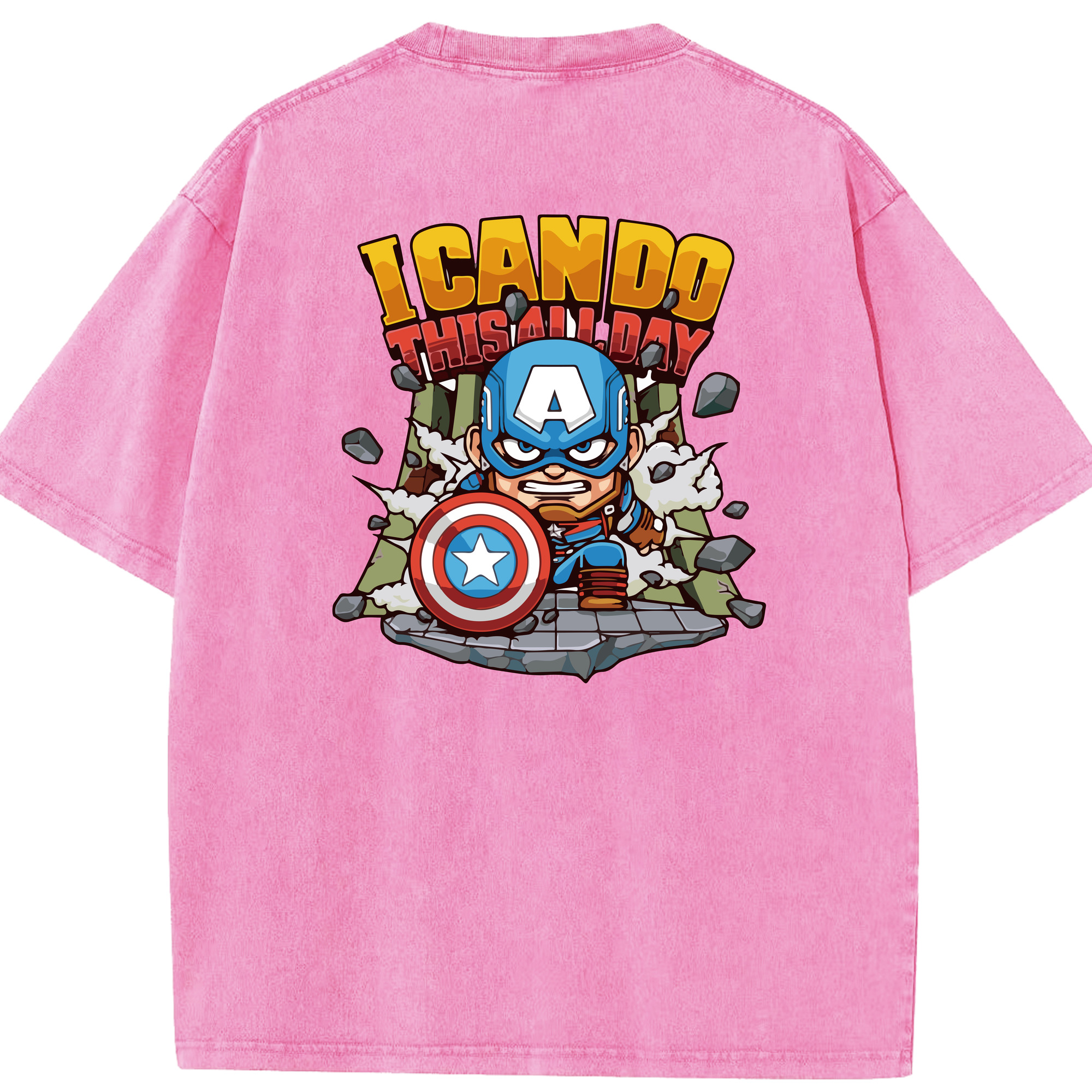 （画像用） アベンジャーズ The Avengers 綿100% ヴィンテージ風 半袖Tシャツ（背面プリント）